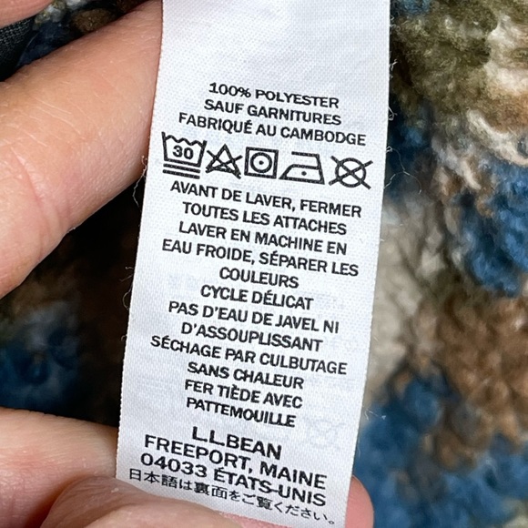 L.L.Bean Hi-Pile Fleece Hoodie - Picture 5 of 6